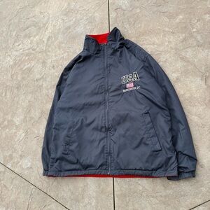 Vintage USA reversible jacket Washington DC fleece